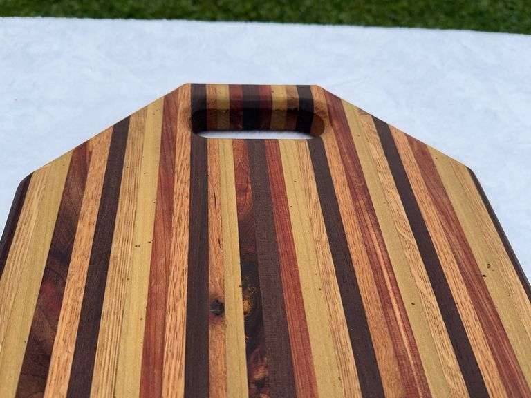 (2) Homemade Wooden Charcuterie Boards