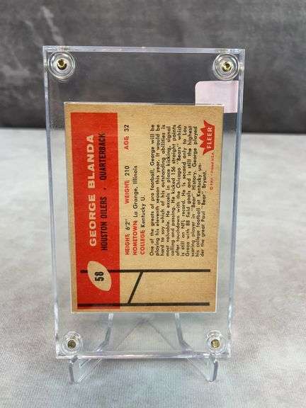 1960 Fleer George Blanda