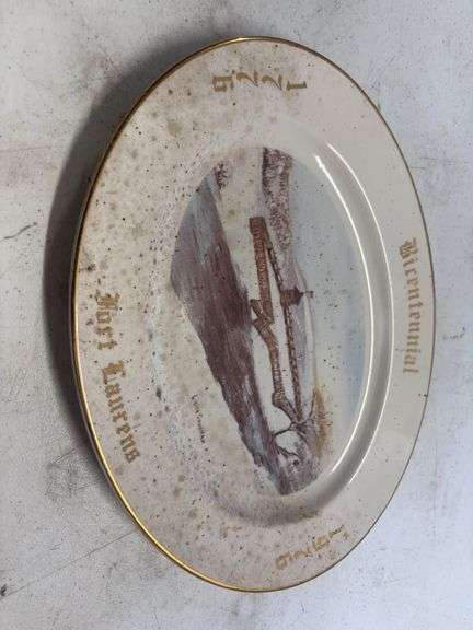 Clear Glass , China Set, 1976 Plate
