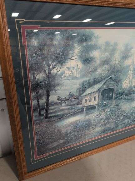 Large framed photo - 43" by 33"