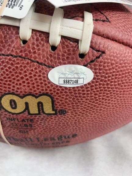 Paul Hornung signed full-sized football, JSA