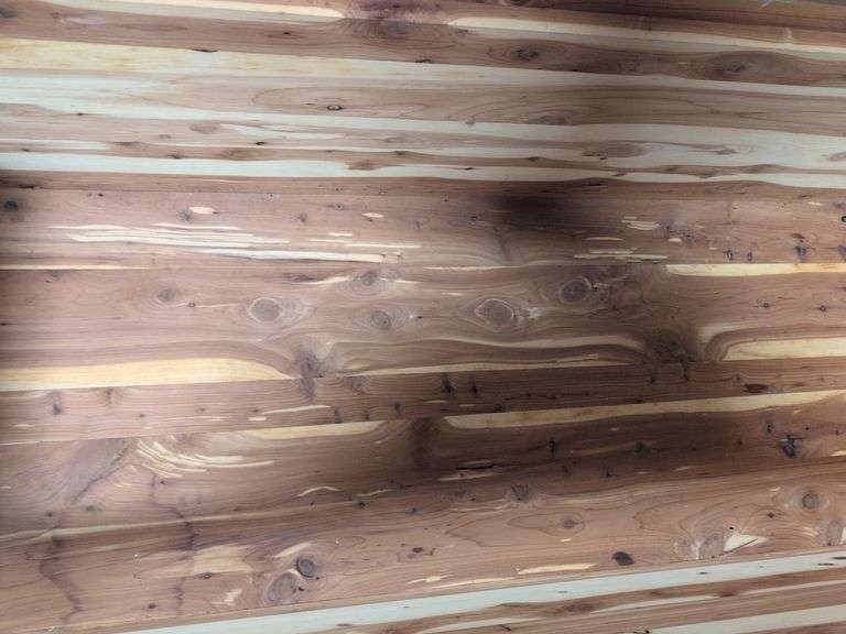 Vintage Acme cedar chest on wheels - 48" long, 21" deep, and 20" tall