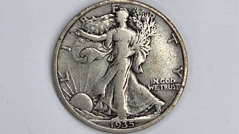 1935-S Walking Liberty Half Dollar