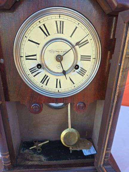 SETH THOMAS CITY SERIES ATLANTA MANTLE CLOCK WORKS