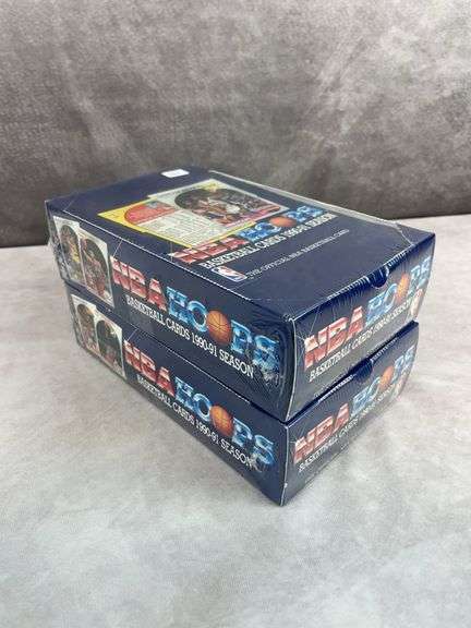 (2) 2990-91 Hoops Series 1 Factory Sealed Wax Boxes