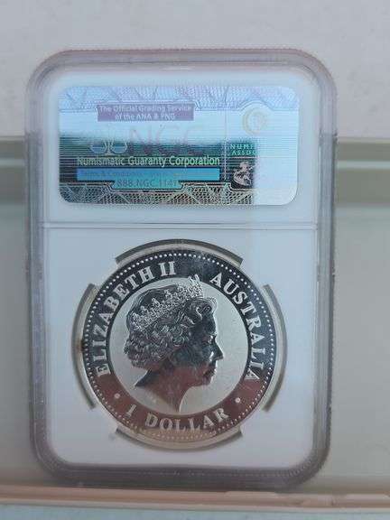 2001 AUSTRALIAN SILVER KOOKABURRA NGC MS63