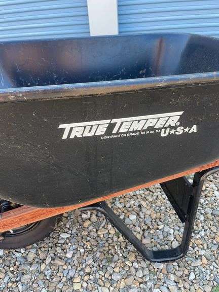 True Temper and other green wheelbarrows