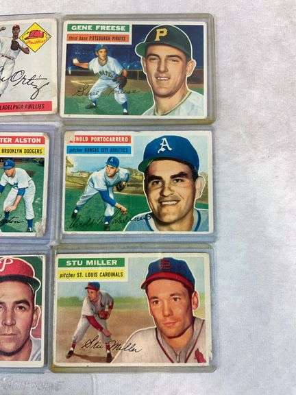 (13) 1950's Topps Baseball Cards