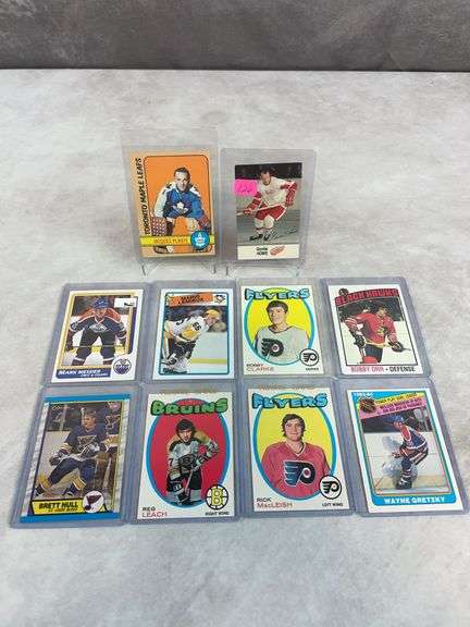 Vintage Hockey lot of 10 w/ Howe, Orr, Lemieux, Clarke, Gretzky, Messier, Plante