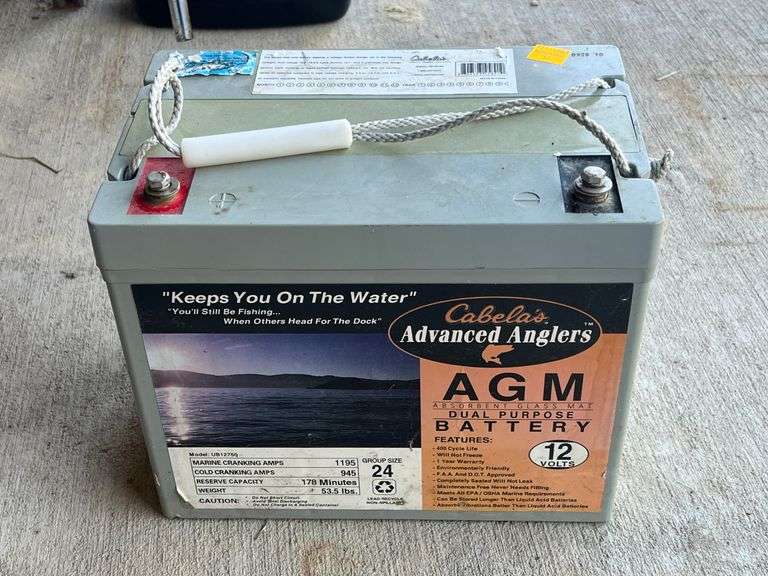AGM Marine Battery