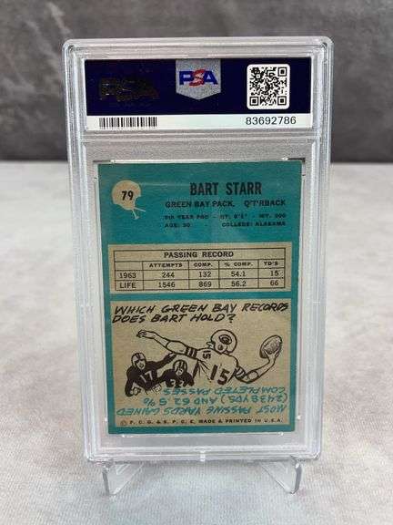 1964 Philadelphia Bart Starr #79 - PSA 6