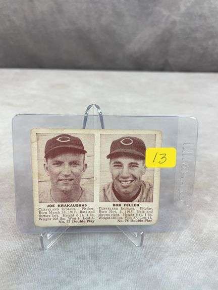 1941 Double Play: Bob Feller , slight stain