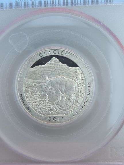2011S GLACIER NP SILVER QUARTER PCGS PR69 DCAM