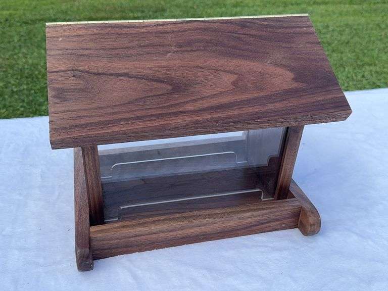 Homemade Wooden Bird Feeder