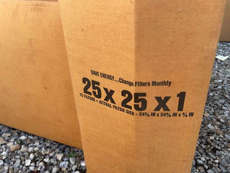 (4) boxes of air filters