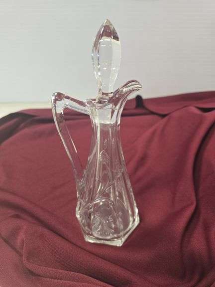 FOSTORIA CRYSTAL DANDELIONS CRUET