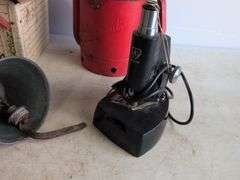 Small metal bell, watering can, and more