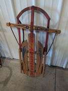 Vintage American snow sled - 38" long