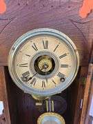 F. KROEBER LEGHORN 1882 WINDUP MANTLE CLOCK WORKS