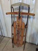 Vintage Flexible Flyer snow sled - 42" long