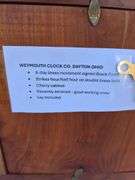 WEYMOUTH CLOCK CO. 8 DAY WINDUP MANTLE CLOCK WORKS