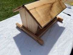 Homemade Wooden Bird Feeder