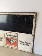 Anderson Windowalls metal sign - 36" x 30"