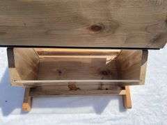 Homemade Wooden Bird Feeder