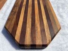 (2) Homemade Wooden Charcuterie Boards