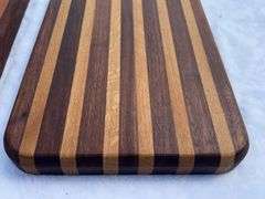 (2) Homemade Wooden Charcuterie Boards