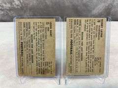 1952 Bowman large Bobby Layne & Leo Hart