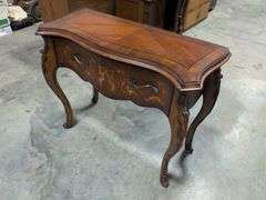 Clawfoot vintage console table