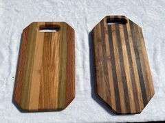 (2) Homemade Wooden Charcuterie Boards