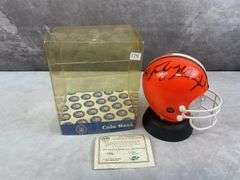 Hanford Dixon & Frank Minnifield Signed Mini Helmet