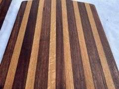 (2) Homemade Wooden Charcuterie Boards