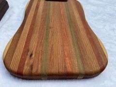 (2) Homemade Wooden Charcuterie Boards