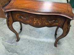 Clawfoot vintage console table