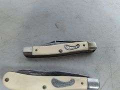 (2) Frontier pocket knives