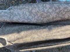 Umbrella stand w/ umbrella, outdoor chair and extra cushion