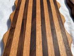 (2) Homemade Wooden Charcuterie Boards