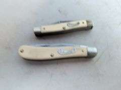 (2) Frontier pocket knives