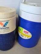 (2) Coleman and (1) Under Armour water jugs
