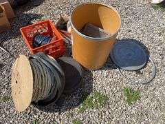 Drum with registers and weather stripping