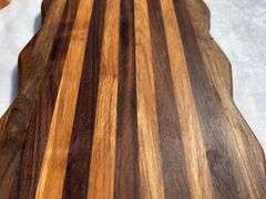 (2) Homemade Wooden Charcuterie Boards