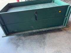 Green cart - 42" long, 27" deep, and 19" tall