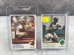 1973 Topps: Roberto Clemente, Thurmon Munson