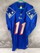 New England Patriots: Drew Bledsoe Starter, blue/white jersey, Size 52