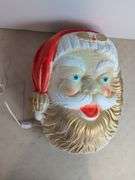 Santa head blow mold - works - 16" tall