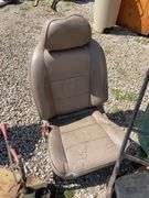 Large lot of misc. items including car seat, Rubbermaid trash barrel, radio parts, jumper cables, hy