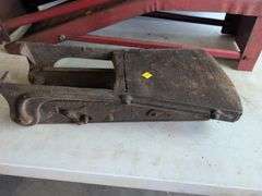 (2) metal ramps and antique piece